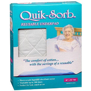 Essential Medical Quik-Sorb Reusable Underpad, 30 x 35 inches